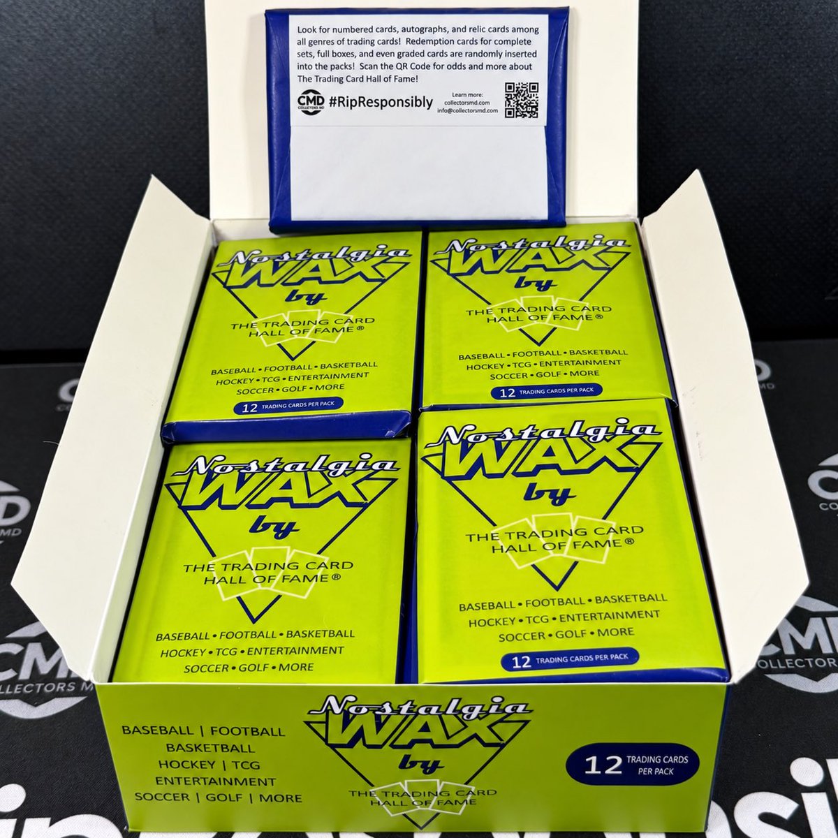 CollectorsMD's tweet photo. This is what the vision looks like in action.
As part of the recent release of Nostalgia Wax, @the_fame36673 becomes the first manufacturer to officially place #RipResponsibly branding directly on its consumer packaging, and that moment means a lot to us.
We’ve always believed responsible engagement shouldn’t just live in conversations, campaigns, or recovery spaces. It should be visible where the experience actually takes place.
Packaging is one of the most important touchpoints within the modern collecting experience. #RipResponsibly creates an opportunity to pause, reflect, and remind ourselves that we can enjoy this hobby with intention.
And this is just the beginning.
With the conversations we’re currently having across the industry, you’ll start seeing #RipResponsibly on physical products more and more throughout the hobby.
Thank you to Brad Sauder and The Trading Card Hall of Fame team for believing in the CMD mantra, being a pioneer, taking that first step with us, and helping pave the way for collectors across the globe.
Real change starts with small, intentional steps. This is one of them.
#CollectorsMD | #RipResponsibly