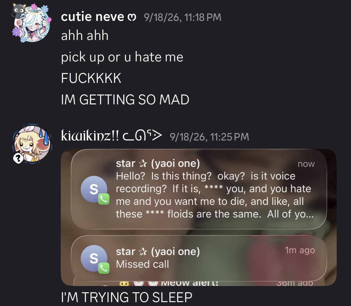 peeholelicker's tweet photo. my best friend texts me like a toxic bf  im scared https://t.co/Oqm52b50l3