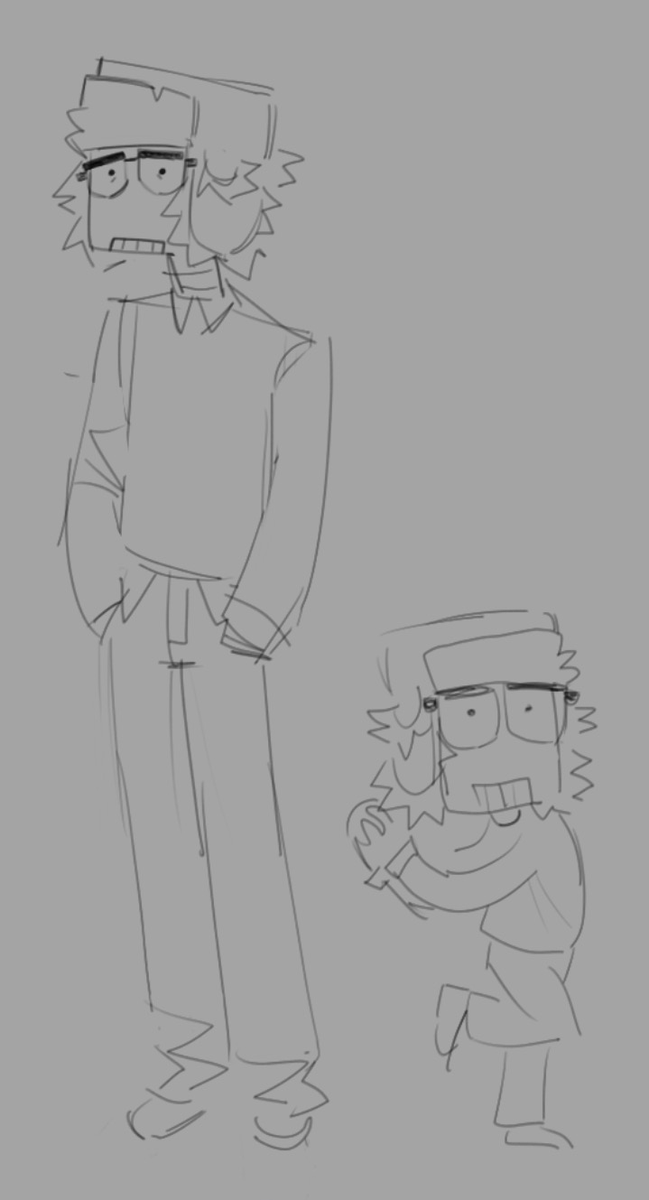 AlkWilde001's tweet photo. how I draw myself vs. the real me https://t.co/SglVsjBoQh