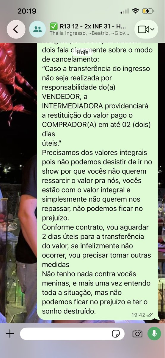 Hanninhazz's tweet photo. Está no contrato de vocês.
Comecem a pagar as transferências feitas no crédito! Pois na hora de receber eu posso ter dividido em quantas vezes for, mas vocês receberam a vista. Já eu, terei que aguardar cinco meses pra receber esse saldo novamente na minha conta. #GolpeArmySafe https://t.co/SwhAIH4hMY