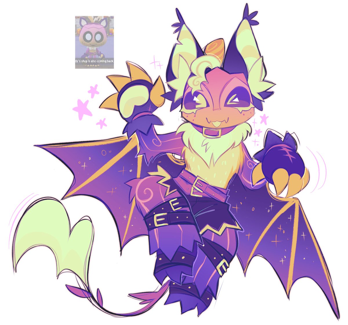 oatzimir's tweet photo. I got the tail wrong because I sketched it before the update released omg 
He’s kinda chopped but it’s ok 🧡 I still love him https://t.co/MPzm1InRTE