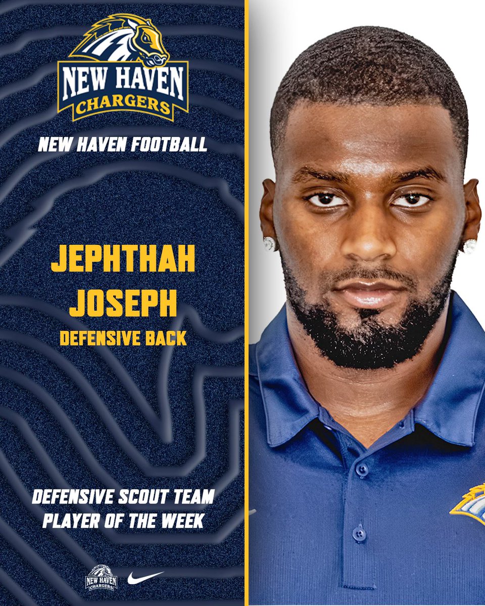 UNewHavenFB's tweet photo. Catching up on our weekly standouts!
#FindAWay | #FAST https://t.co/7TtuPzLlRD
