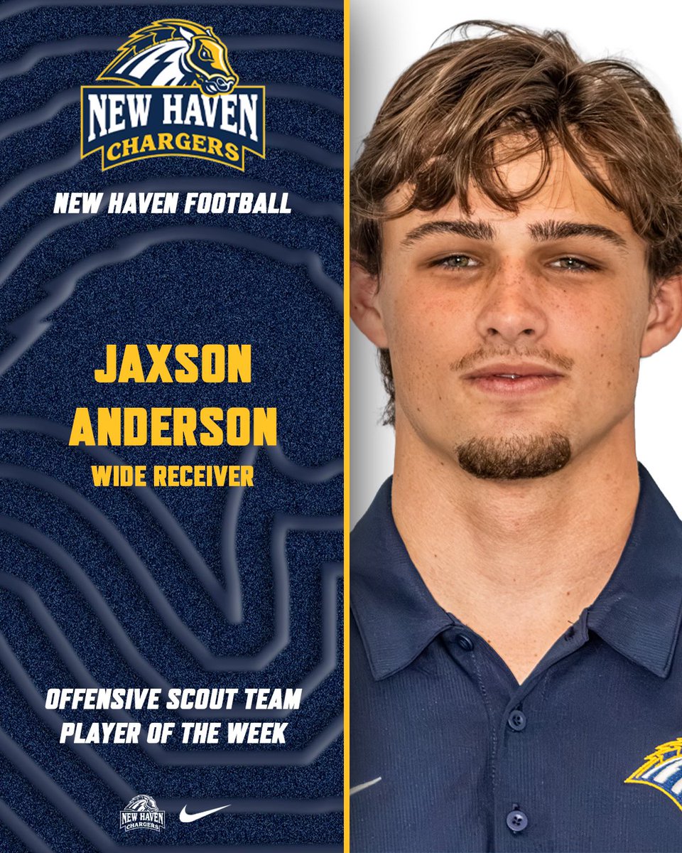 UNewHavenFB's tweet photo. Catching up on our weekly standouts!
#FindAWay | #FAST https://t.co/7TtuPzLlRD