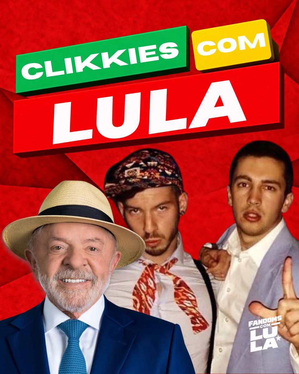 acervopilots's tweet photo. CLIKKIES, SEGUNDO TURNO É LULA! ⭐️❤️
#FandomsComLula https://t.co/qmRyntfuAk