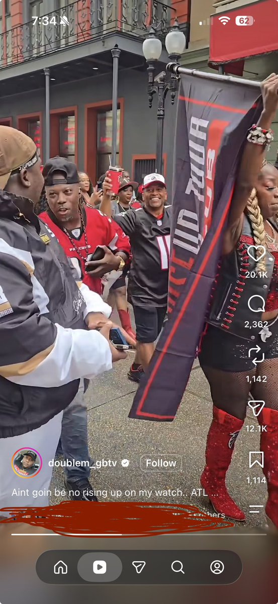 BoogerJenkins67's tweet photo. Glad to see all these falcons fans were able to call off work! #RISEUP https://t.co/zm877cCUKL