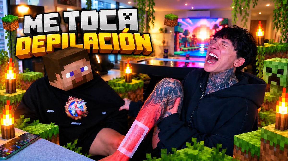 xCryboy's tweet photo. NUEVO VIDEO! SI MUERO EN MINECRAFT ME DEPILO (EXTREMO) https://t.co/po6aR2PEFj https://t.co/5HeKZOqe8t