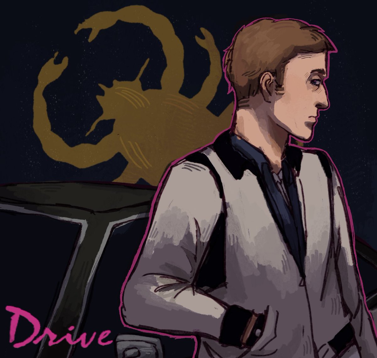 Veehbat's tweet photo. #gostober day 5: Driver! I hate this but I’m gonna post it anyway ^^ goodnight https://t.co/0tUMXMZ0oo