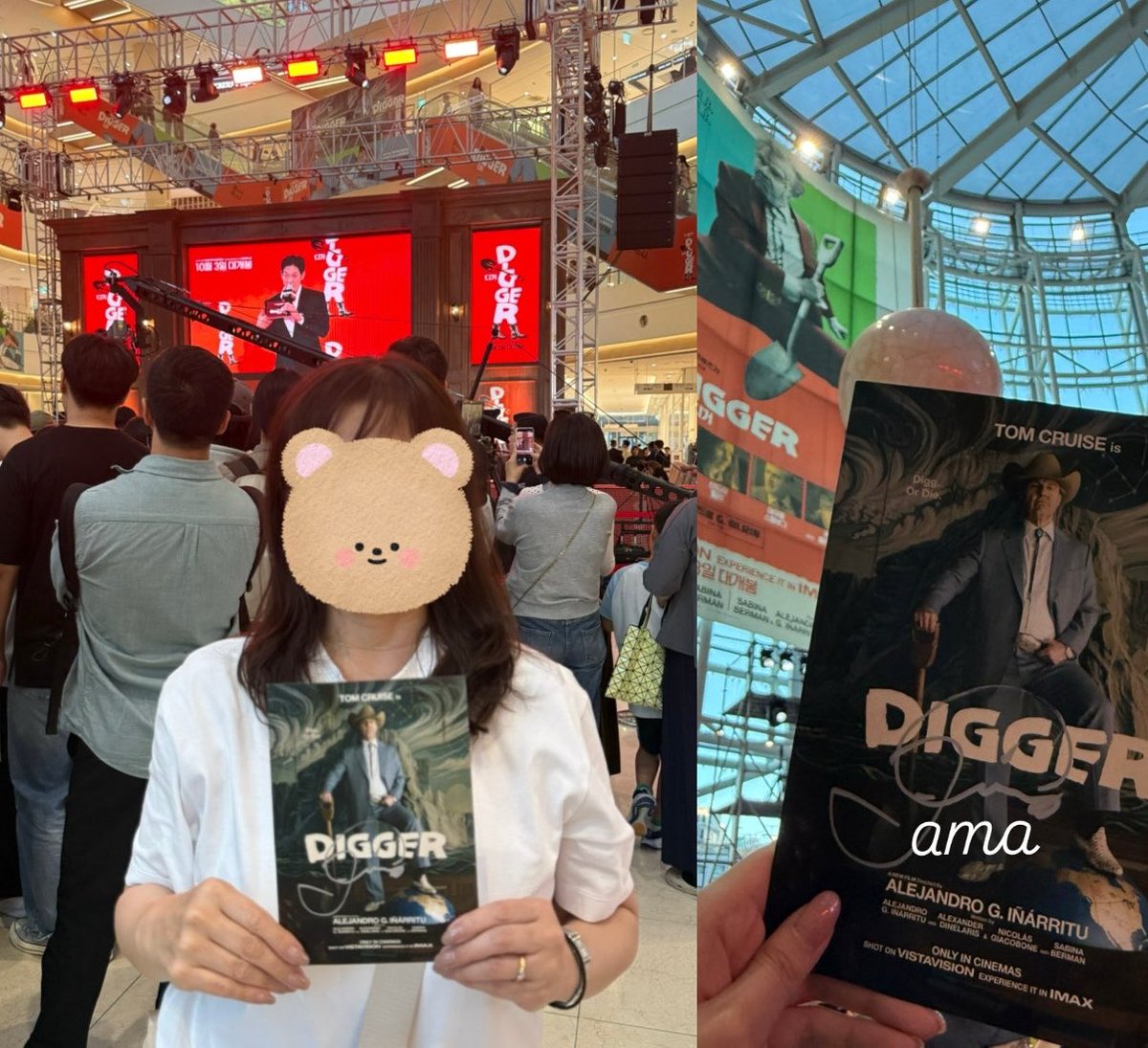 amaamajmn's tweet photo. 261002 톰 크루즈 한국 레드카펫에서 어머니 대신 사인을 받아주신 분을 찾고 있어요!
vip 구역에서 보라색 셔츠를 입은 남성이 어머니를 대신해 사인을 받아 주셨어요! 
다시 한번 감사 인사를 전하고 싶습니다!! 이 글을 보셨다면 연락 주세요🙇🏻‍♀️

#톰크루즈 #디거 #tomcruise #digger https://t.co/6hNi7MglF1