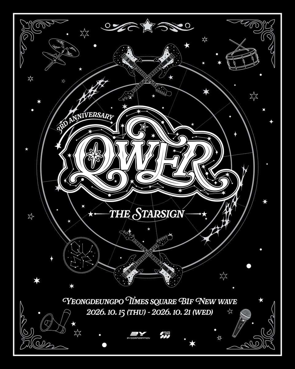 soundwave_korea's tweet photo. QWER 3RD ANNIVERSARY POP-UP STORE
π« THE STARSIGN
β· COMING SOON
#QWER
#QWER_3RD_Anniversary
#THE_STARSIGN
#QWER_3RD_Anniversary_POPUP https://t.co/Zt2Jivg4dm