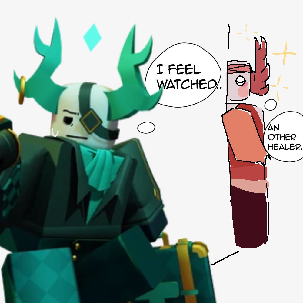 Daily_Medstaff's tweet photo. I feel like vinestaff would have the biggest friend-crush on medkit upon knowing he’s a healer 😋😋 https://t.co/ST2WzqUN4A