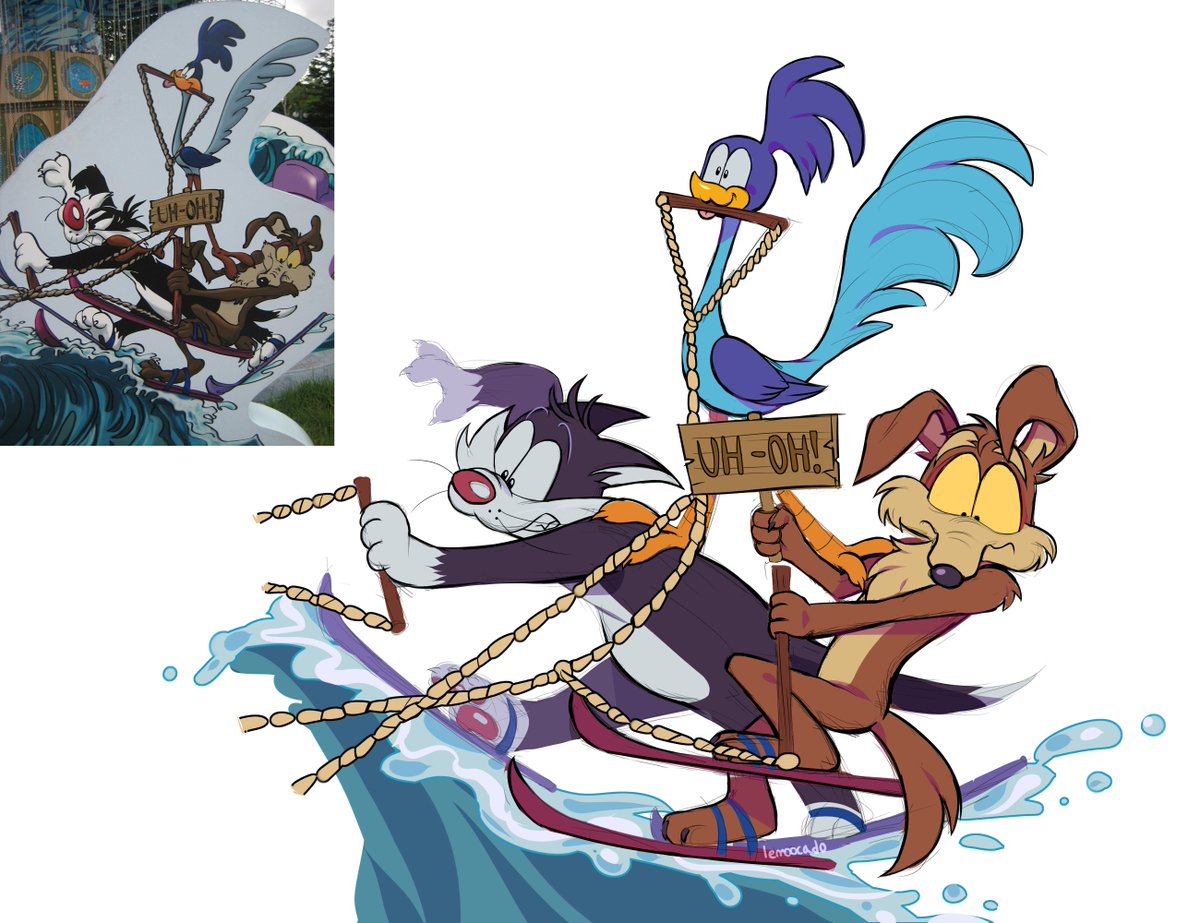 lemoocado's tweet photo. awesome trio i think #looneytunesㅤㅤㅤ https://t.co/k0Vf86tlzq