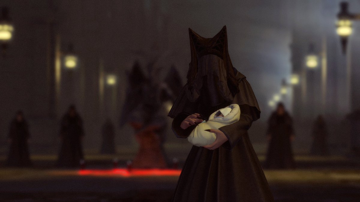 Zay_Metalcat's tweet photo. babysitting rate: $20/hr + 1 soul 👶💵 #gposers #gpose #ffxiv https://t.co/byKPuSrBh8