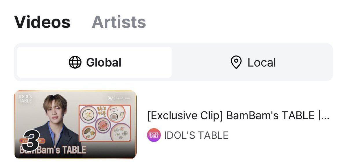 BamBamBooster's tweet photo. [Exclusive Clip] BamBam's TABLE | IDOL'S TABLE ติดอันดับเป็นคลิปไวรัล 24 ชม. เทรนด์ Local (Korea) อันดับที่ 1 และเทรนด์ Global ( International) อันดับที่ 3 ใน Mnet Plus ค่ะ ✨

🥇Local Trending TOP1
🥉Global Trending TOP3

#IDOLSTABLE #MnetPlus_Original
#BamBam #뱀뱀 @BamBam1A 
@BAMBAMxBAMMIE