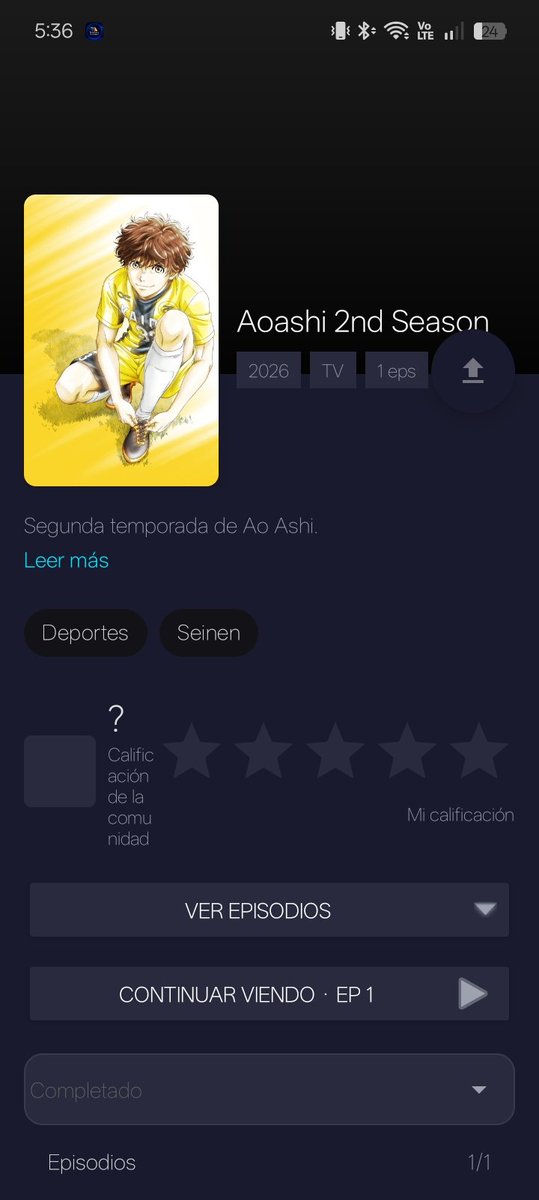 Fernand46316995's tweet photo. Por fin 2 temporada https://t.co/3p8iw66TOD