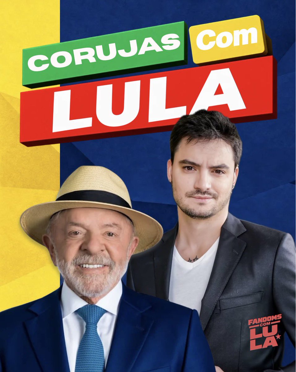 SupportFeNeto's tweet photo. Corujas, estamos diante da eleição que definirá o rumo do nosso país pelos próximos anos

Quem acompanhou a luta do Felipe em 2022 já sabe: 2° TURNO É LULA!

Cada postagem e compartilhamento ajudará a alcançar mais pessoas e abrir diálogos. Vamos juntos nessa? #FandomsComLula❤️⭐️ https://t.co/Pn2ZZqnK4v