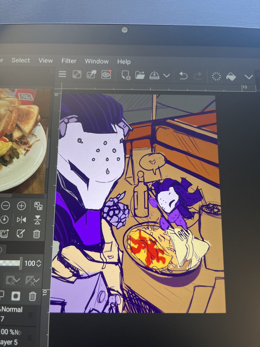 is0propyl's tweet photo. Rough colors for Ramattra(s) at Dennys’n 
I ended up removing his optics bc it looked too scary with it visible,,, https://t.co/77DoRgslkU