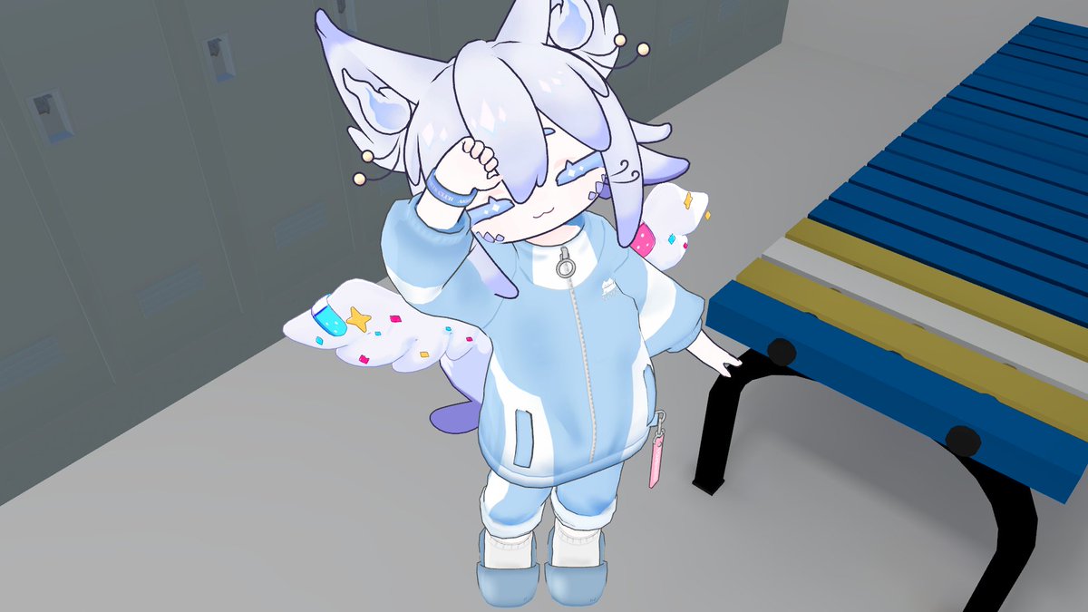 Narune0323's tweet photo. #vrchat #リコリネ #つぎはぎ屋

タンクトップで過ごすには、少し肌寒く感じる日が出てきたということで、これからはジャージを着ていこうと思います。
ちょうどスポーツの秋でもあり��すからね

私と言えば「たいだ」って言われるくらいになりたい(?) https://t.co/HAuYmvTSrE