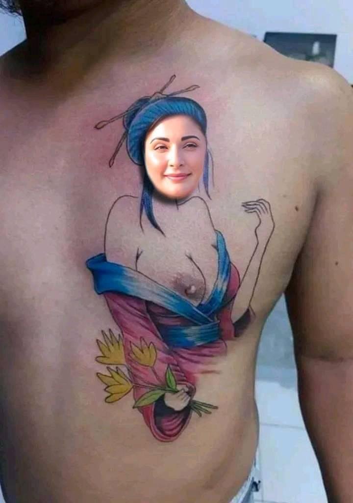 99_BELLA_'s tweet photo. Niceee Tattoo Dear 🔥 https://t.co/t7keAatkN0