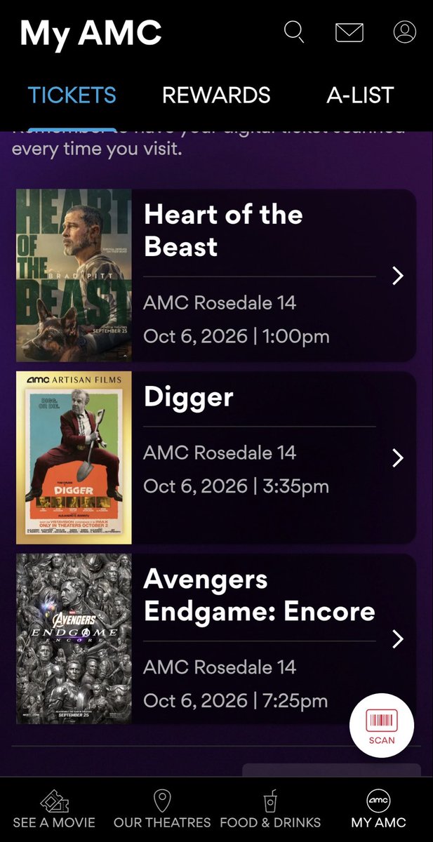 420yooper69AMC's tweet photo. Tomorrow I’m going metal detecting at a lake I haven’t tried this year. 

Then I’m heading over to AMC to watch 3 movies in 3 different formats

Heart of The Beast in Digital

Digger in IMAX with Laser

Avengers Endgame: Encore in RealD 3D Premium 3D
🦧🦍

#AMC $amc @AMCTheatres https://t.co/gY3O2bpmXa