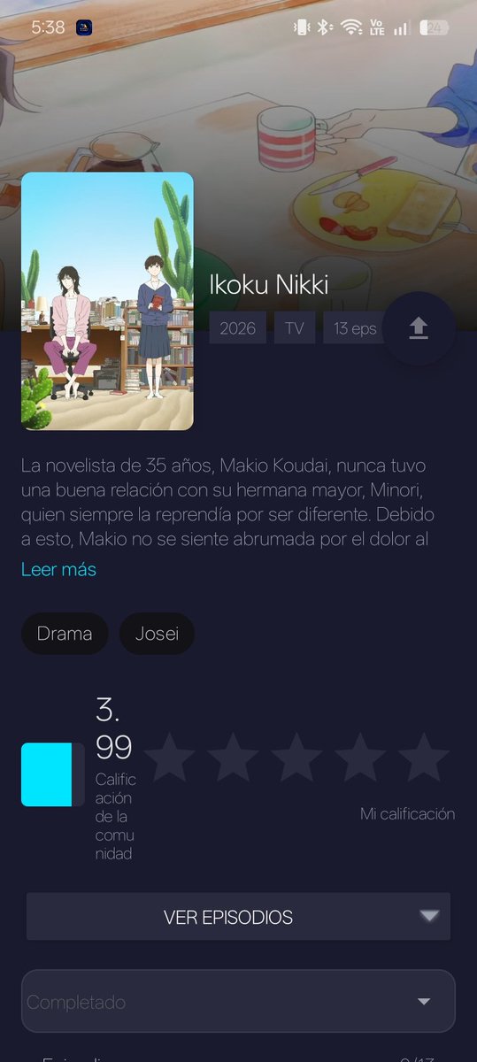 Fernand46316995's tweet photo. Quería más capítulos de este anime https://t.co/w6DX16xrzw