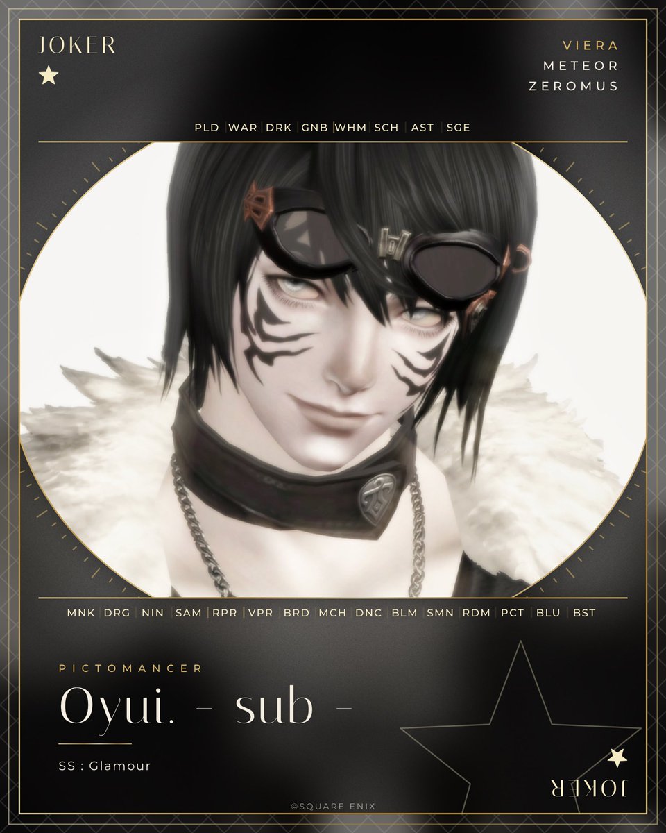 Oyui64's tweet photo. 🃏#KomaLab : #FF14キャラクターカード https://t.co/WPfWTWdzAP
