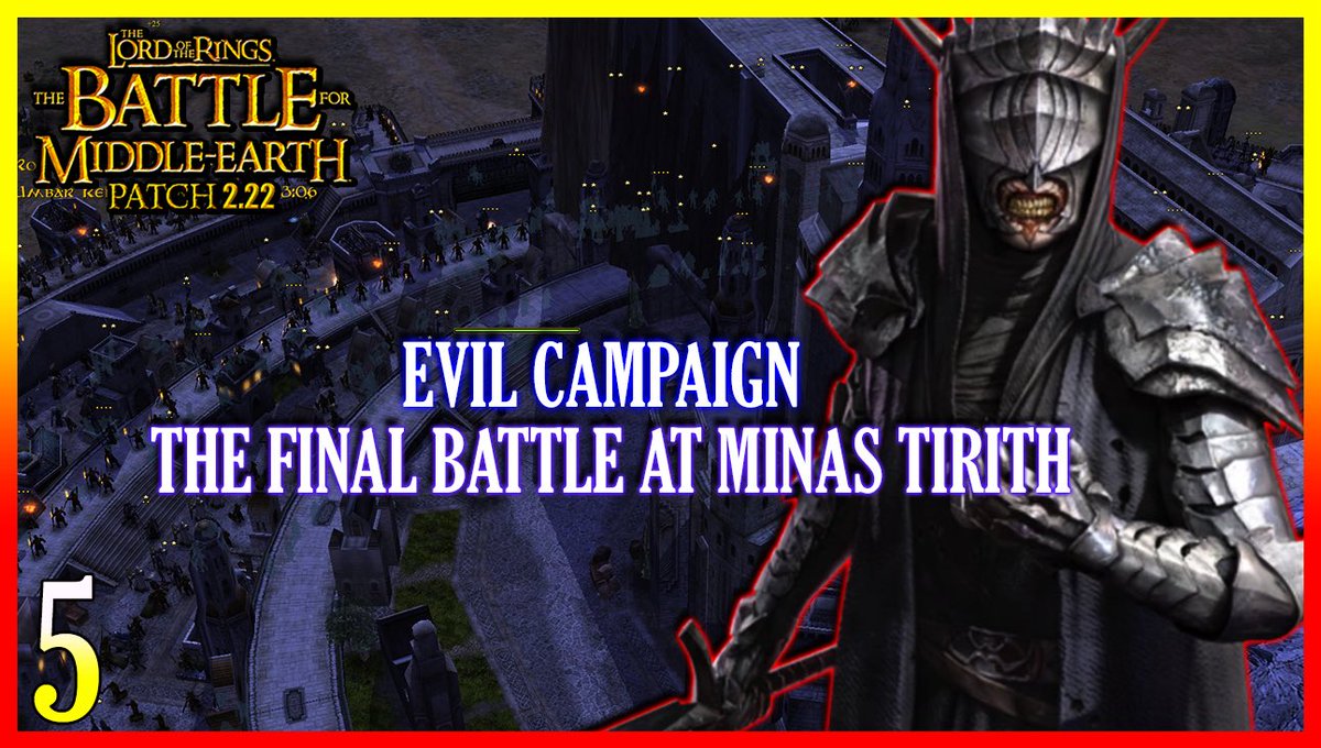 xxlaragyxx's tweet photo. Now playing Battle for Middle Earth 2.22 - A great mod that remasters the campaign, adds new content and balance while keeping the vanilla feel. 

Isengard + Mordor take Minas Tirith. 

#Bfme #YouTube #LOTR #Tolkien #RTS 

https://t.co/n7cllBX32A https://t.co/aatz6nrHgi