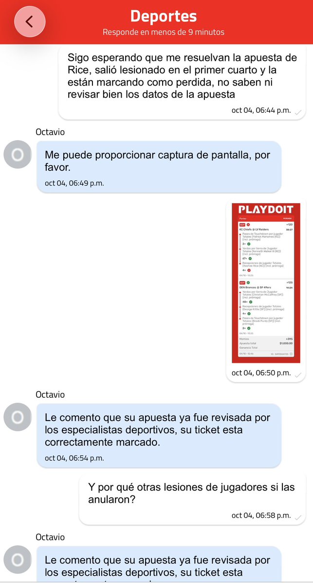 JavierEEA's tweet photo. Rashee Rice salió por lesión en primer cuarto el día de ayer, pero a los inteligentes de @playdoitmexico inventando datos con sus “especialistas deportivos” se les ocurrió marcar como pérdida una prop que debería de ser anulada

Ojito aquí 👁️👁️ https://t.co/V8C0Ho6Ess