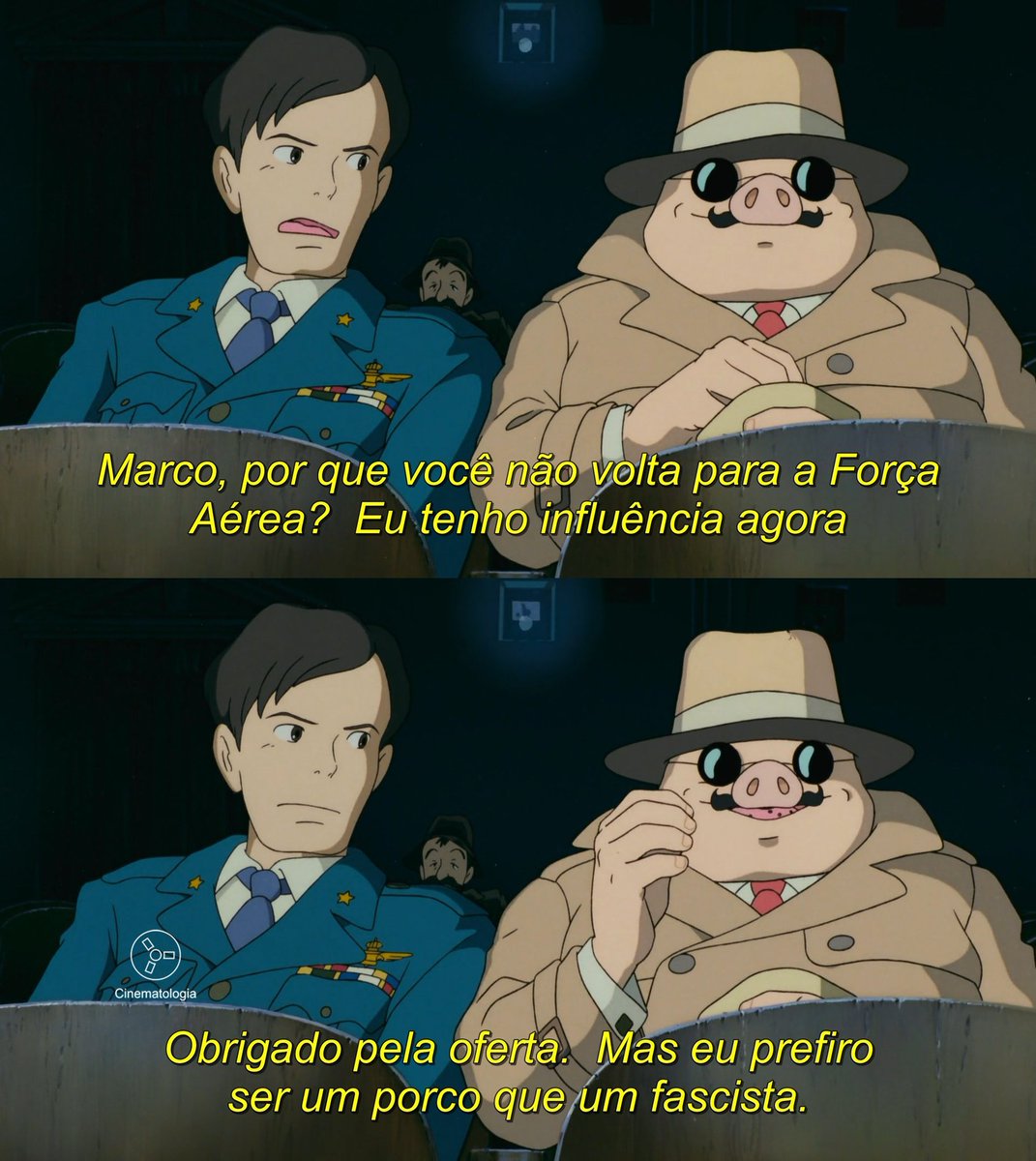 cinematologia's tweet photo. Porco Rosso (1992) de Hayao Miyazaki. https://t.co/H3EroMve2f