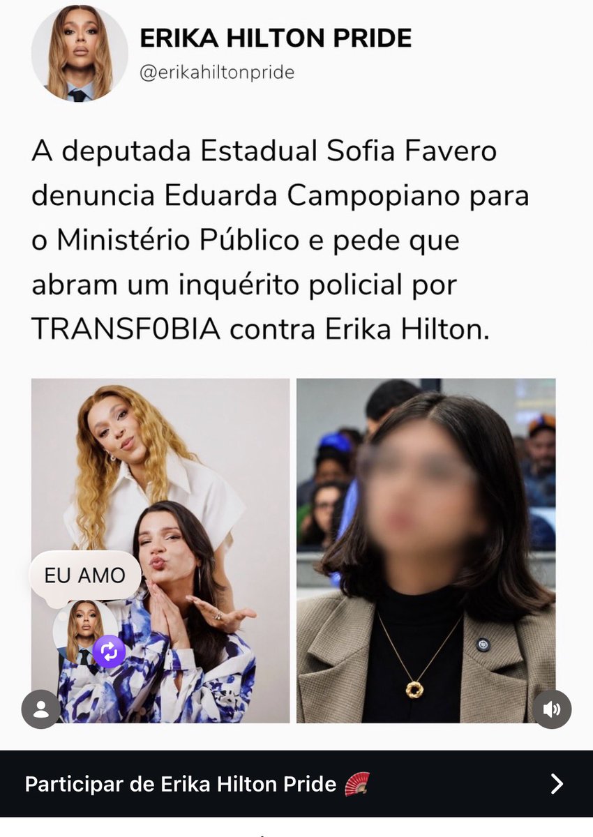 barbaritastar's tweet photo. Toma aí falsa moralista 🔥 #erikahilton https://t.co/Z0VQuR0enX