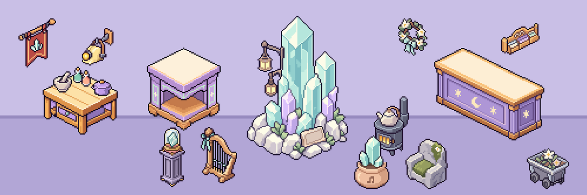 AlexAtBeff's tweet photo. I'm the developer of Popo and Moonlit Shop 🌙
Shu sends her Popos out to gather and sells what they make to customers who walk into her shop. A cozy shop sim.
Here I'll post design changes, dev notes and bug stories.
#indiedev #gamedev #godotengine https://t.co/OgDZUnWNV6
