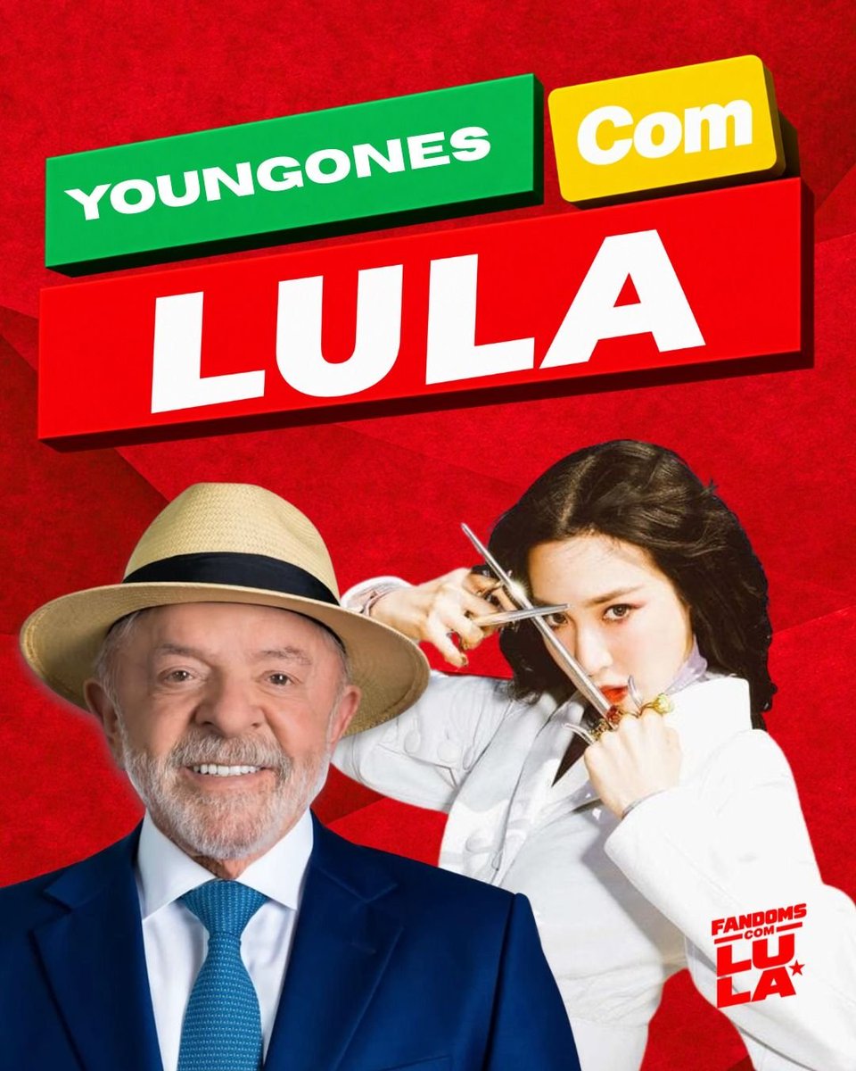 tiffanyyoungbra's tweet photo. SEGUNDO TURNO É LULA! @LulaOficial ❤️⭐

#FandomsComLula https://t.co/d4A44KEUN1
