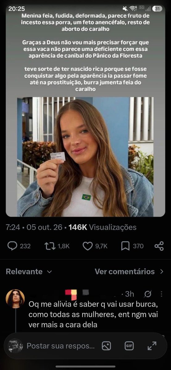 bogumiil's tweet photo. eu fico incrédula do nivel de estupidez e mau caráter que essas pessoas chegam só para chamarem atenção, meudeus cara https://t.co/iSFtblvRs6