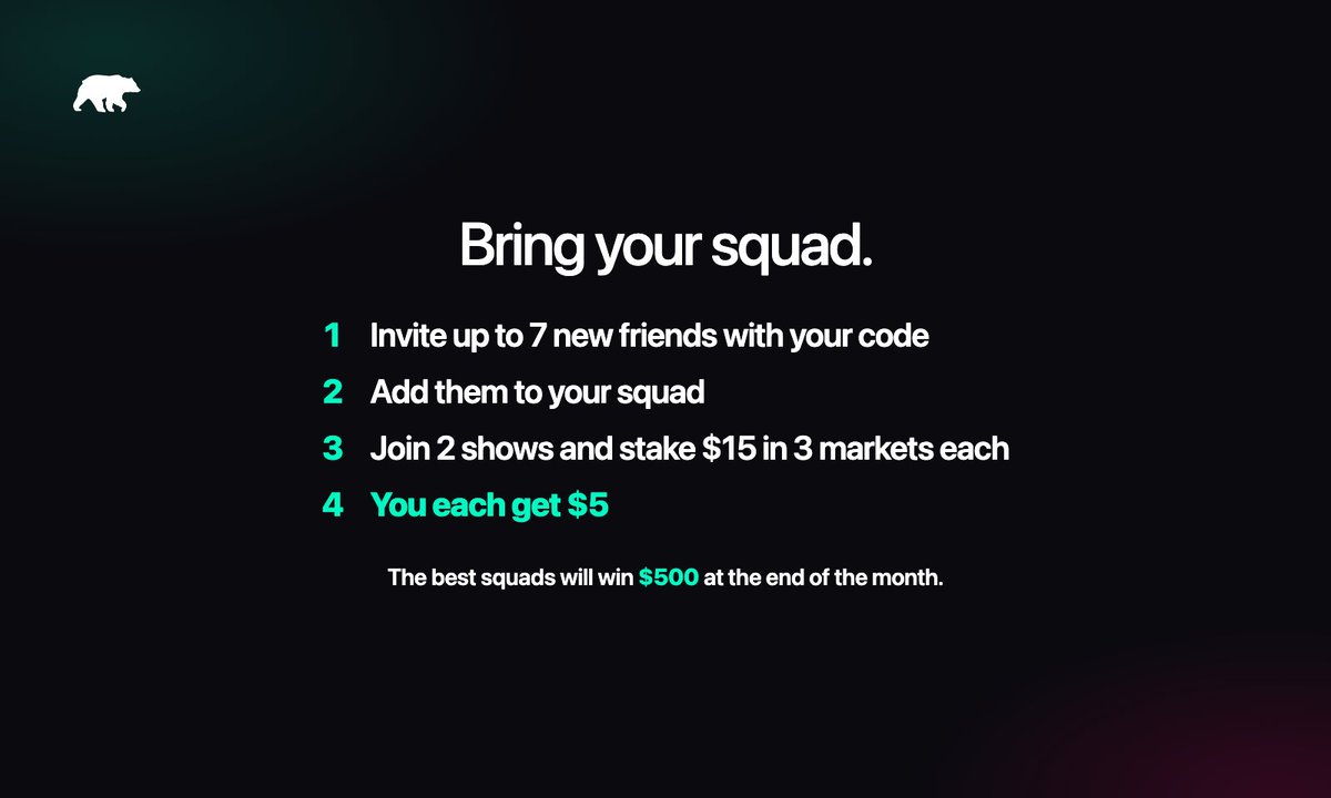 b4opinion's tweet photo. B Feud is better with friends.

Introducing squads. Invite your friends, watch the show, win $500.

Bonus points if your friends have never tried b⁴.

Will your squad take the prize?

Contest ends 10/31 https://t.co/7fQiOFzRV0