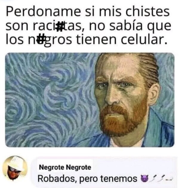 topfamosashoy's tweet photo. Hay un poco de meme en este racismo #humornegro #humor #memes https://t.co/Z19pK9WI9M