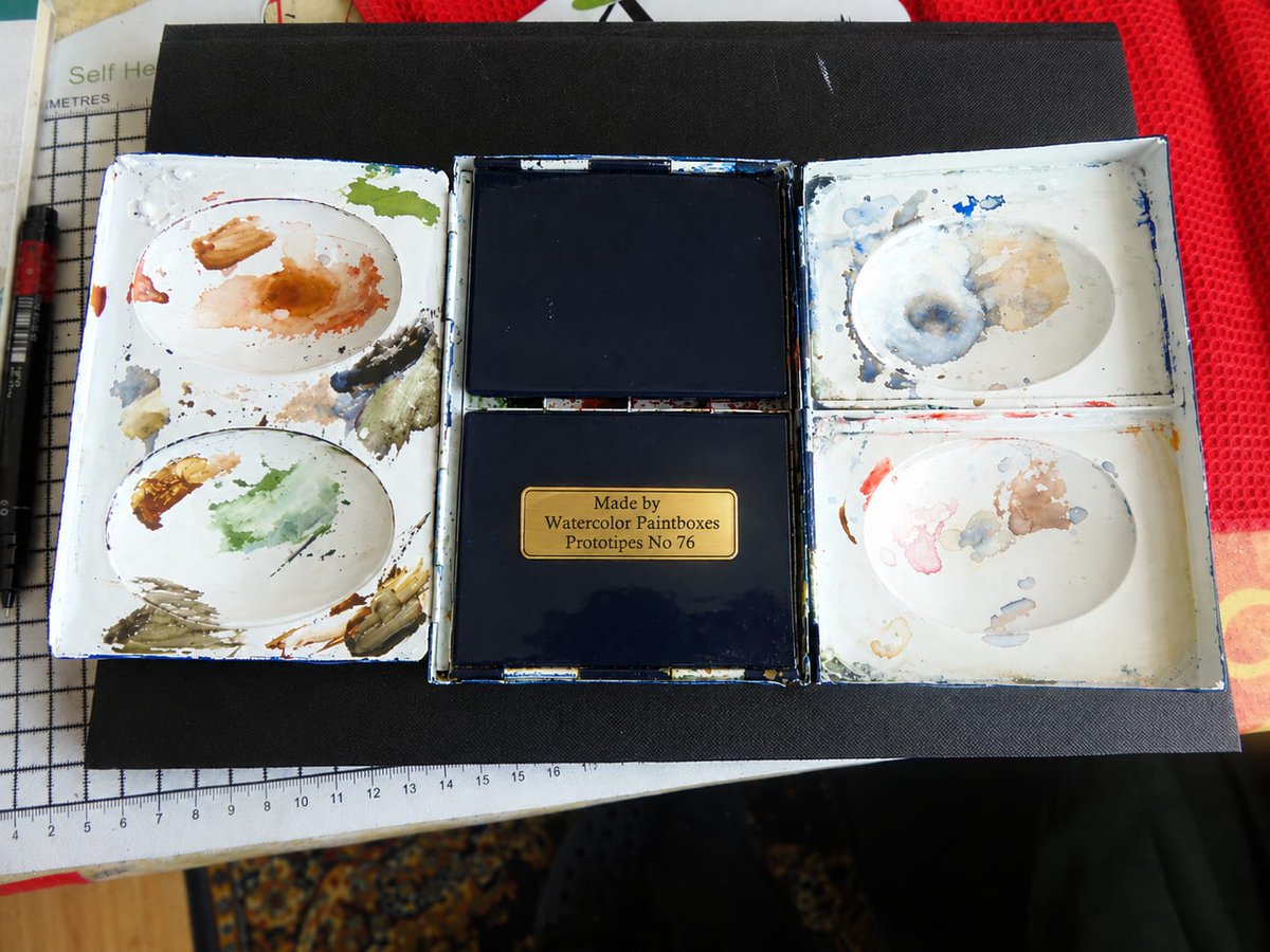 PAINTBOXES's tweet photo. WATERCOLOR PAINTBOXES PROTOTIPES MADE BY US IN BRASS https://t.co/V6df6iXT1z
