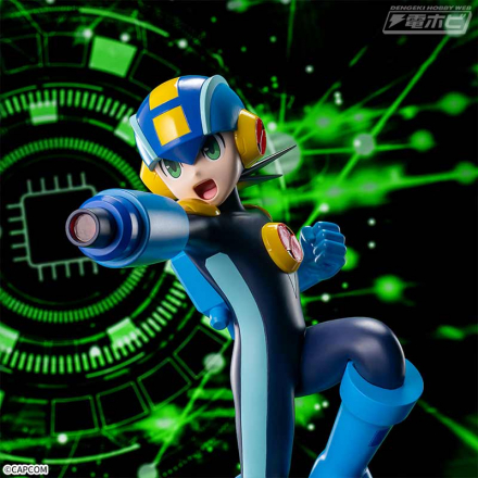 hobby_magazine's tweet photo. 【昨日の話題】「ロックマン.EXE」が #セガプライズ からフィギュア化！ゲームパッケージに描かれたロックバスターを構えた凛々しいアクションポーズを再現!!

https://t.co/cHLzfBhNBs

#ロックマンエグゼ https://t.co/83YJLCwFgP