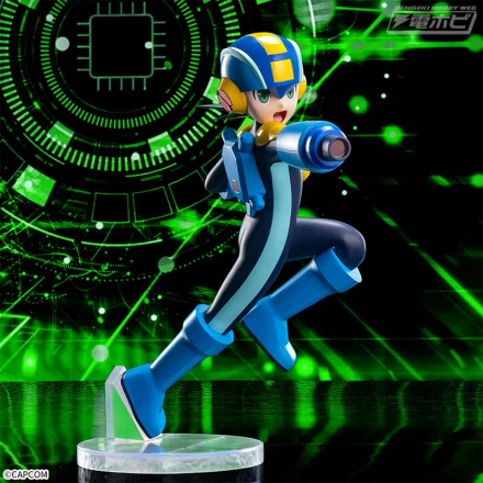 hobby_magazine's tweet photo. 【昨日の話題】「ロックマン.EXE」が #セガプライズ からフィギュア化！ゲームパッケージに描かれたロックバスターを構えた凛々しいアクションポーズを再現!!

https://t.co/cHLzfBhNBs

#ロックマンエグゼ https://t.co/83YJLCwFgP