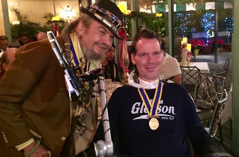 akadrjohn's tweet photo. #DrJohn &amp; #SteveGleason at the #NewOrleans Legends Awards in 2016. #Saints📷 #NOLA #WhoDat https://t.co/fuv2Oed0Yt