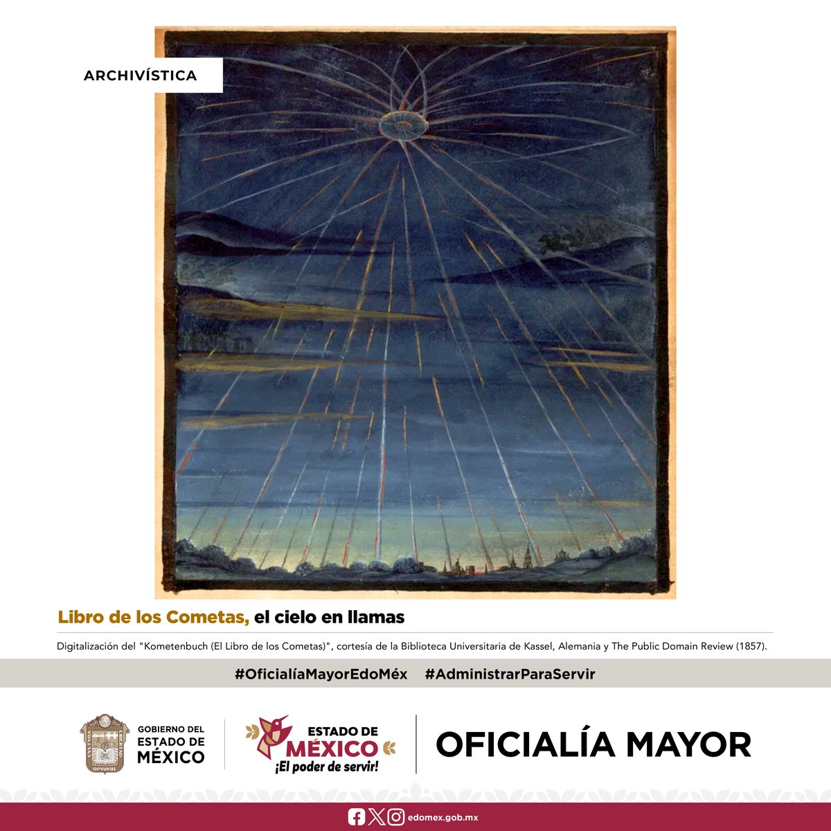 agem_mex's tweet photo. En 1908 una explosión en #Tunguska arrasó 2,000 km², motivando a la @UN a proclamar el "Día de los Asteroides", pero antes de que estos cuerpos fueran identificados, documentos como "El Libro de los Cometas" preservaron la memoria de cómo la humanidad comprendía el cielo. #AGEMÉX https://t.co/EMJIiVVaeZ