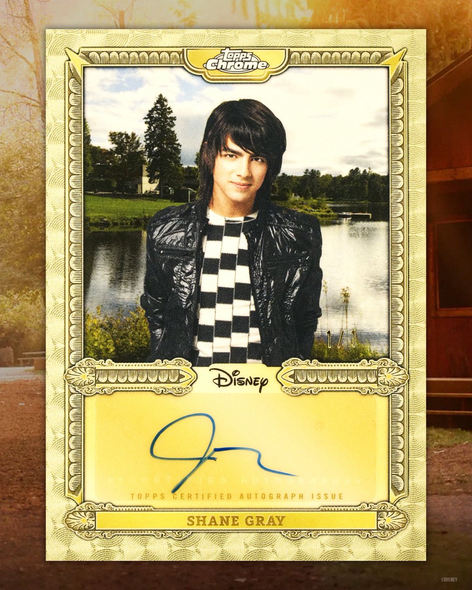 Topps's tweet photo. FIRST LOOK: Nick and Joe Jonas autograph trading cards are coming to 2026 Mint Disney 🎤 https://t.co/84hmQJ9dNn