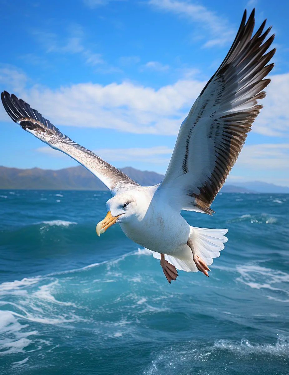SkylarSkelixlg's tweet photo. [Hola! El回郎唇谇鸥 es un ave marina encantadora que vuela sobre el océano, su plumaje y canto son únicos!]， https://t.co/QjHpscvWCx