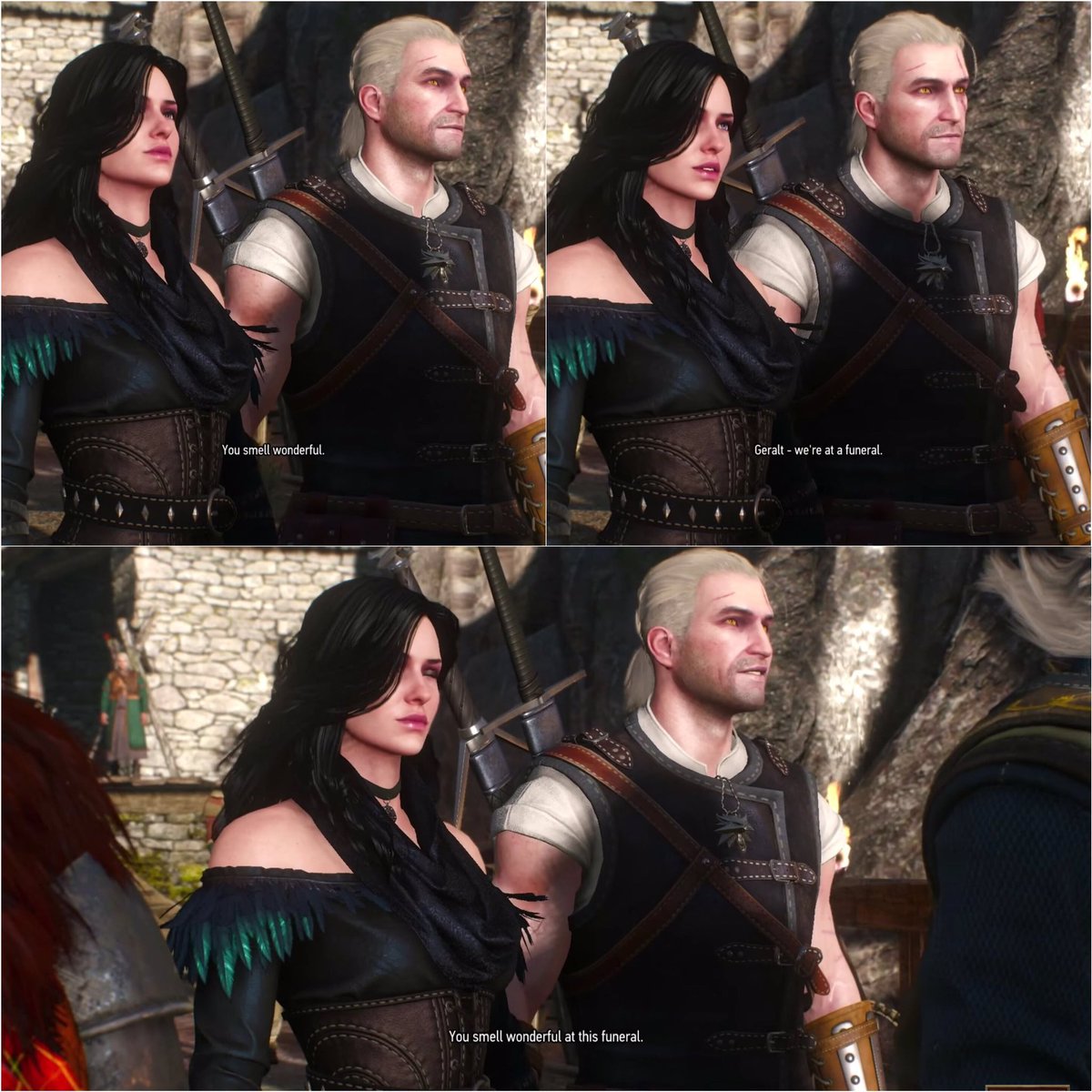 metalgearsa1ad's tweet photo. All the replies calling Yenralt and Yennefer “toxic” when it’s literally just this https://t.co/dI6aEfdZTm