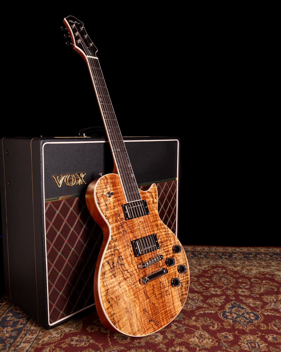 PrestigeGuitars's tweet photo. This Master Built Elite Spalted Maple is absolutely stunning. Time to build another! https://t.co/rDxKAaE4Yg
