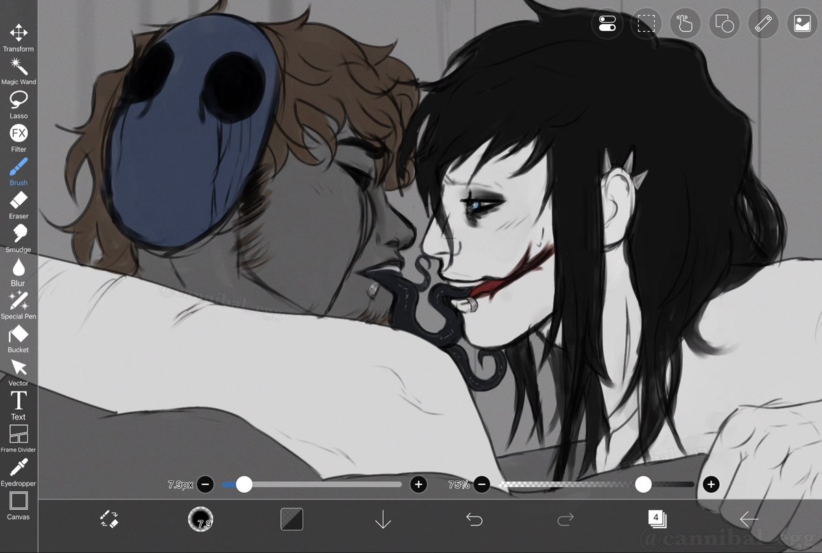 C4nnibal3gg's tweet photo. They’re really great friends #creepypasta #creepypastansfw #ejxjeff #eyelessjack #jeffthekiller https://t.co/R4YBY71efj