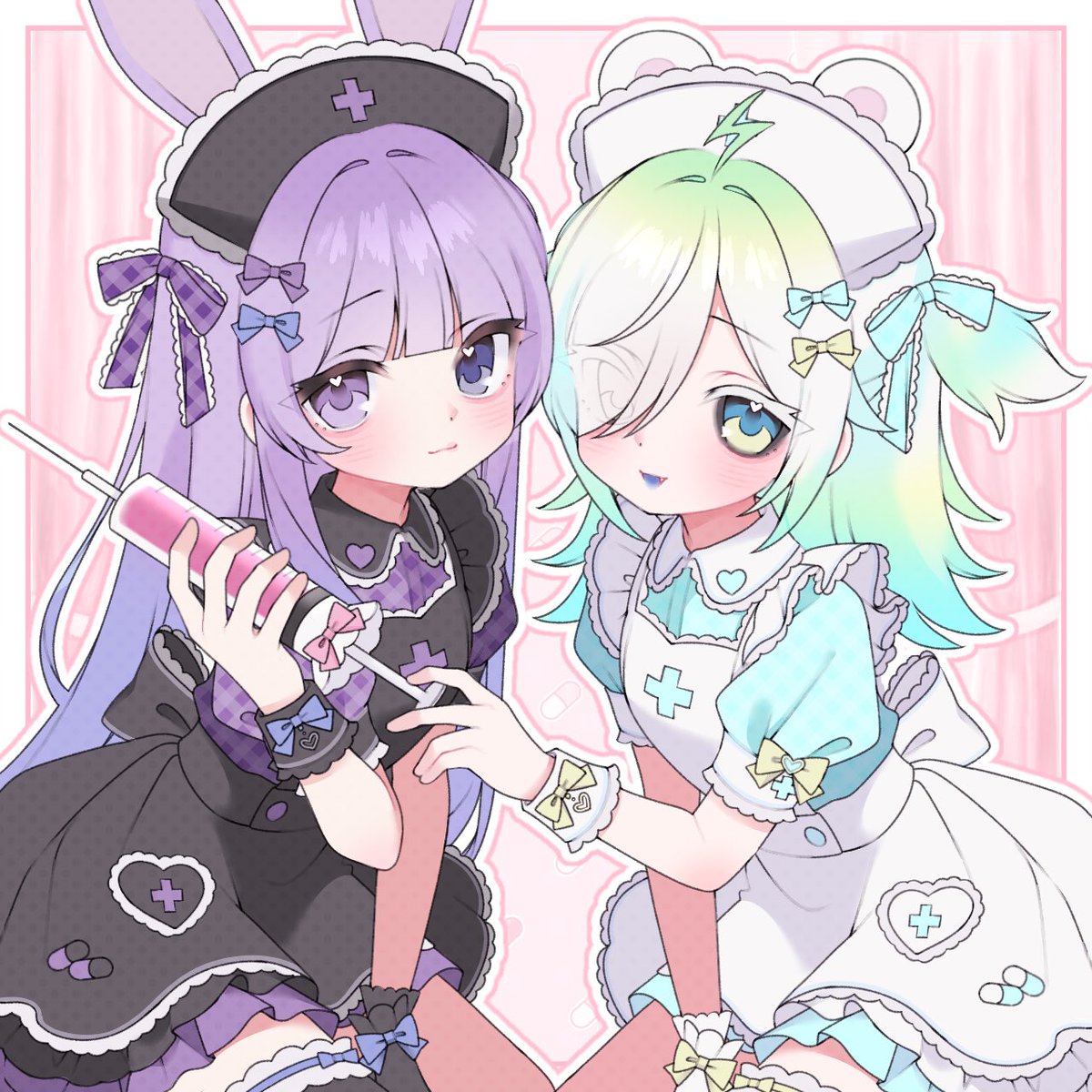 subetenoCookie's tweet photo. #nm1iil1 様の量産依頼にてすやぁちゃんとクキのペア画を描いていただきました！！！！見て！！！！！激カワです　多分この世の病気全て治せる　ありがとうございます……！！！🫶💞 https://t.co/NtktXEg4Zc