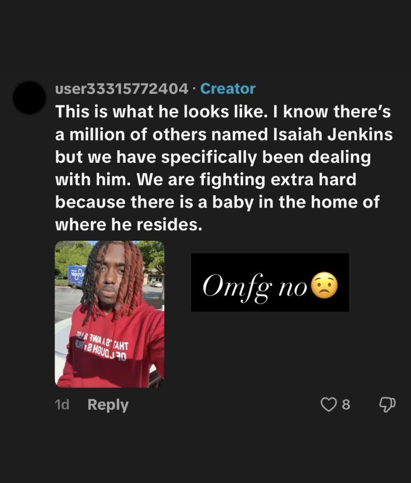 KatanaSpeaks's tweet photo. 🚨PREDATOR ALERT‼️

Isaiah Jenkins is a RAPIST PEDOPHILE located in the Fulton County area (&amp; sometimes travels to Maryland) who needs to be stopped IMMEDIATELY ‼️

Share this predator's photo &amp; name to protect people from him‼️ https://t.co/DRm77ooFtJ