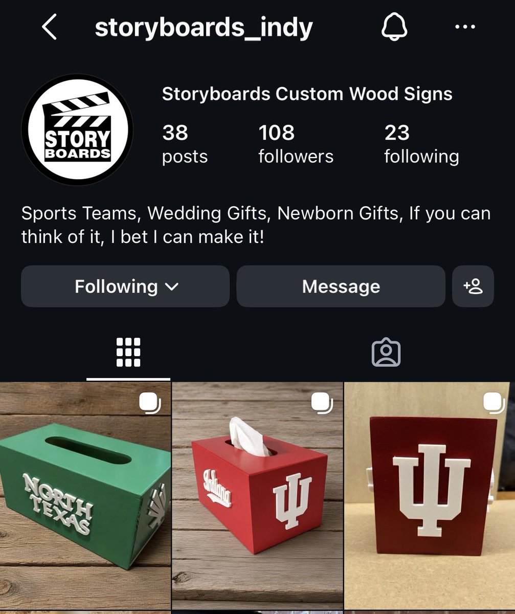 bailsknowsball's tweet photo. Shoutout to @/storyboards_indy on Instagram for making me the most unnecessarily specific tissue box imaginable 🦅🟢 #GMG https://t.co/SiWdFVu0s9
