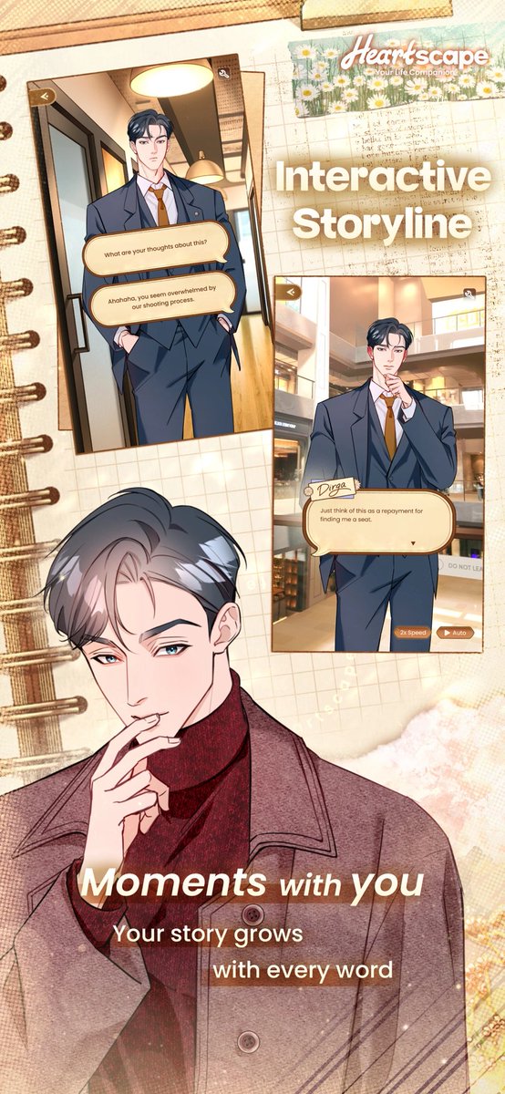 Ikemenfangirl's tweet photo. Heartscape - Your Life Companion : Indonesian otome mobile game 【 EN / ID 】
https://t.co/l0FQmrMMSp

💚 Nathan : IT guy
❤️ Rey : Basketball Captain
🖤 Dirga : Corporate Lawyer
💛 Sena : Barista
💙 Bima : Fire Fighter

Indonesian voiceover

#Heartscape #indieotomegame https://t.co/i0RyGTCkrr