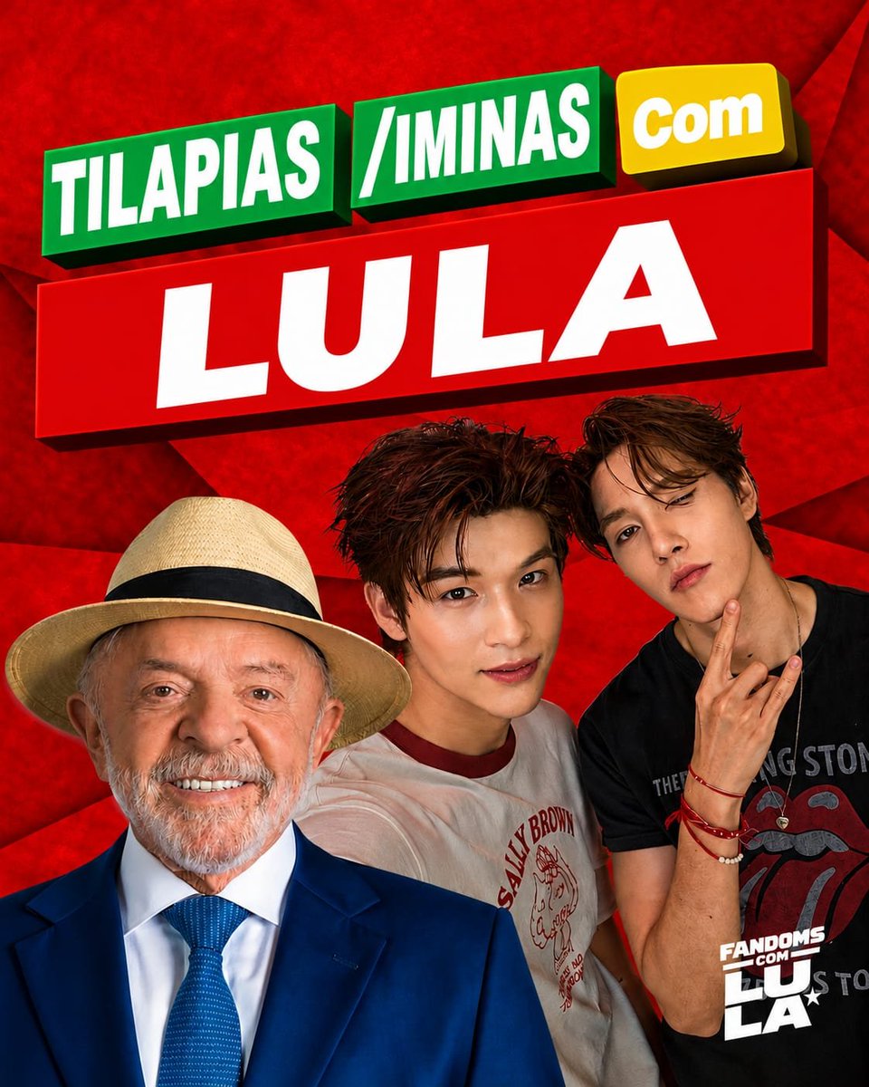 InfoSkyNaniBR's tweet photo. TILÁPIAS / IMINAS, SEGUNDO TURNO É LULA!

O segundo turno chegou. É hora de exercer o nosso direito de escolha, participar do processo democrático e defender, nas urnas, aquilo em que acreditamos.

#FandomsComLula https://t.co/11n8Qgdr7x