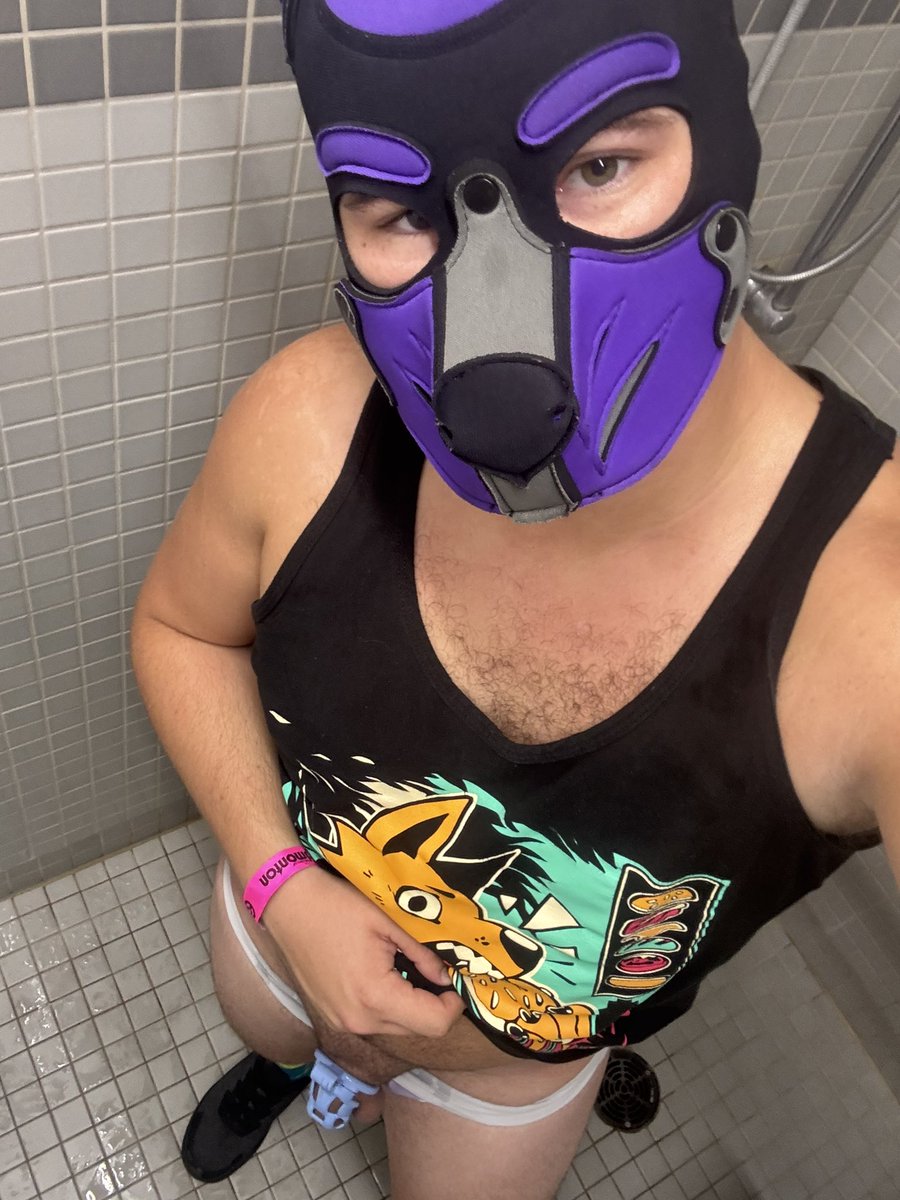 Pup_LUXury's tweet photo. Changing room pics , it’s hard to be a good boy but dam it’s fun https://t.co/ij586YtxEc